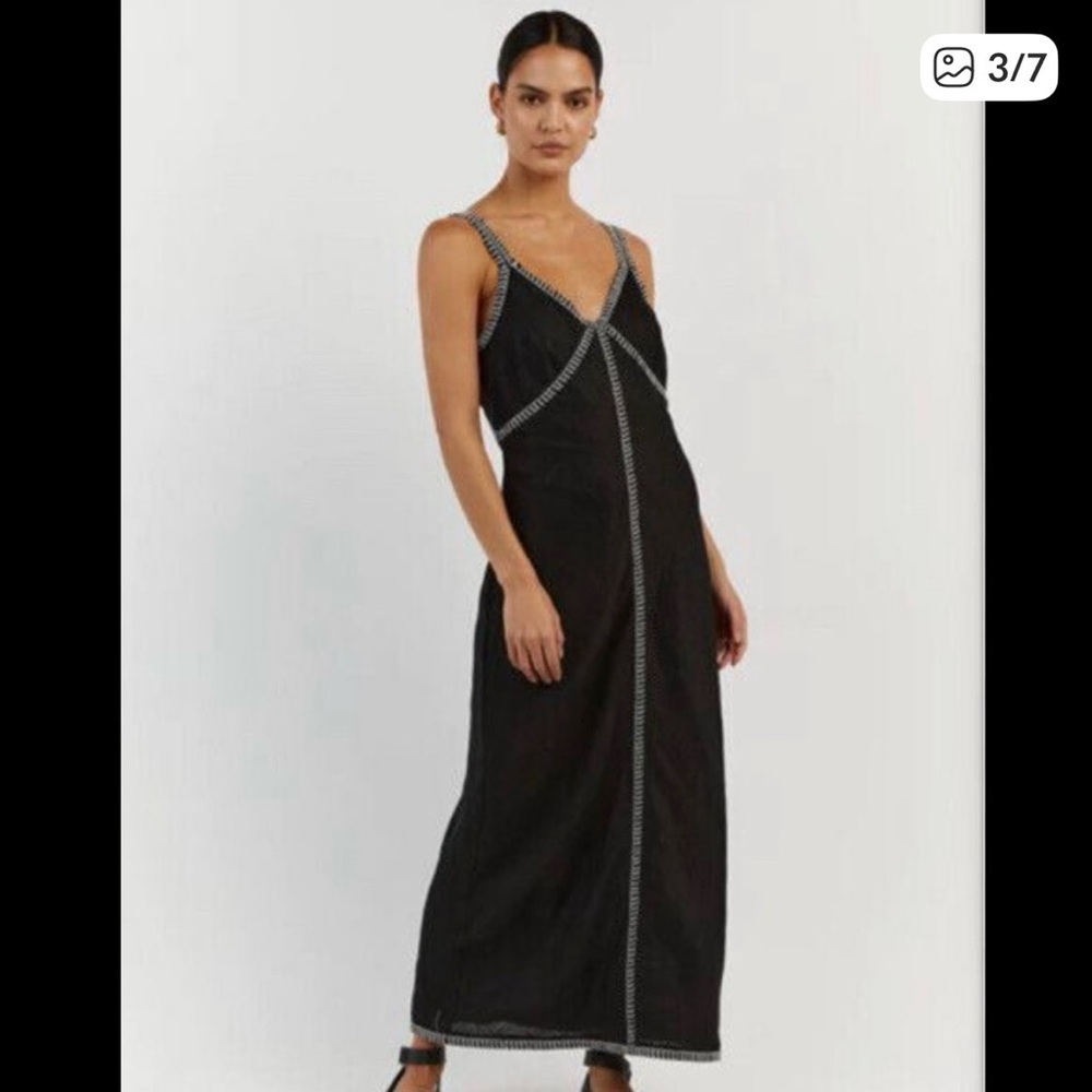 DIISH Belle Linen Maxi Dress